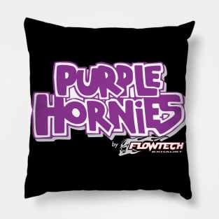 PURPLE HORNIES Pillow