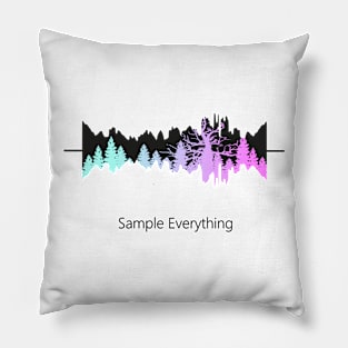 Sample Everything Music Producer Waveform Pillow