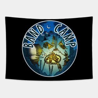 Band Camp - Camping Instruments Tapestry