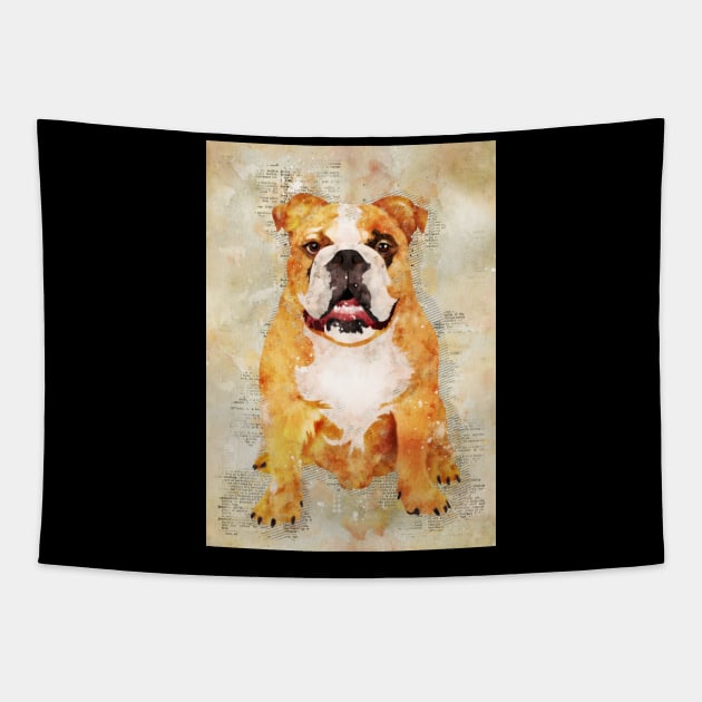 Boxer Dog Tapestry by Durro