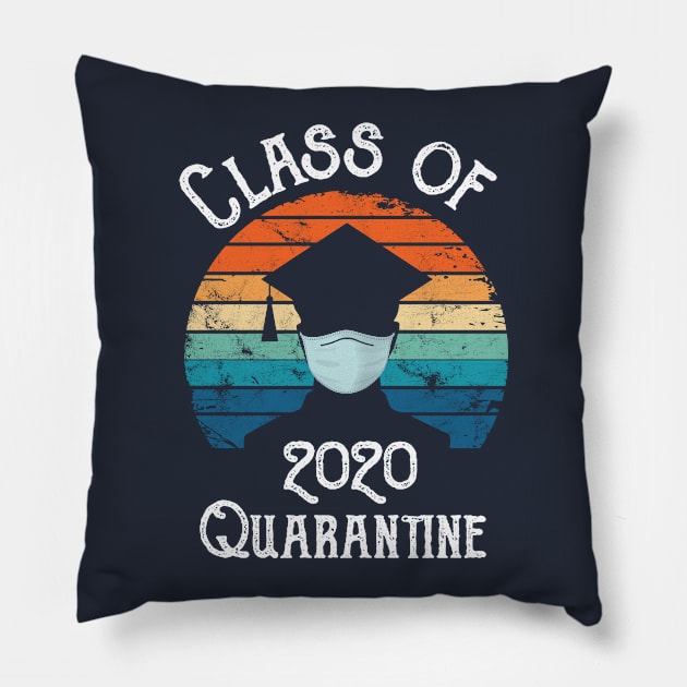 Class Of 2020 class of 2020 quarantined Pillow by GraphicTeeArt