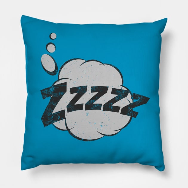 ZZZzzzz Pillow by NakedMonkey