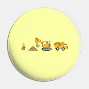 kids drawing construction Pin