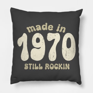 Made in 1970 still rocking vintage distressed Pillow