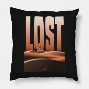 Lost in the desert Pillow