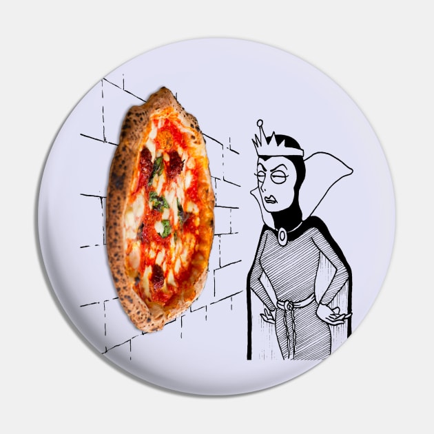 Pizza - Magic Mirror Pin by MassimoFenati