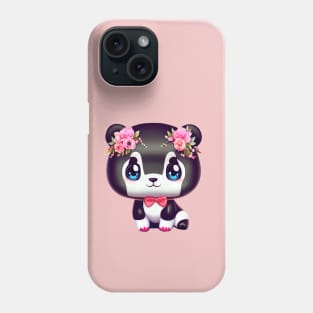 Cute kawaii panda bear Phone Case