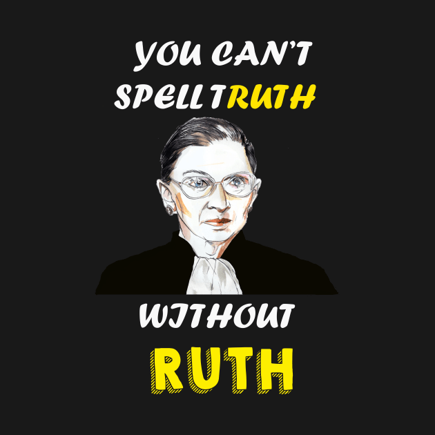 Notorious RBG Ruth Bader Ginsburg Dissent Feminist Gift by GoodArt