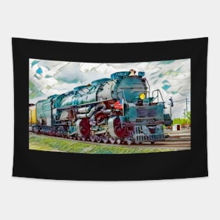 Union Pacific Big Boy 4014 Steam Train Tapestry