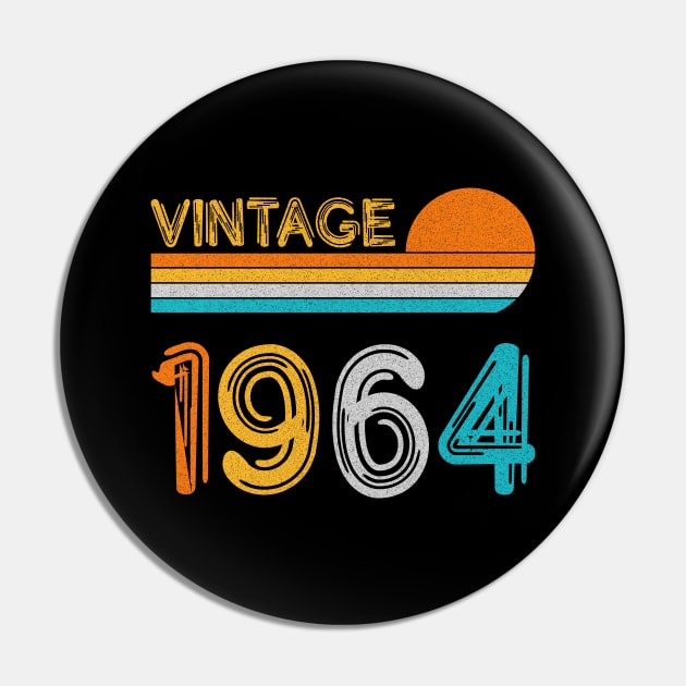 Vintage 1964 Happy 59th Birthday Retro Pin by myreed