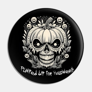 Pumped Up for Halloween Pin