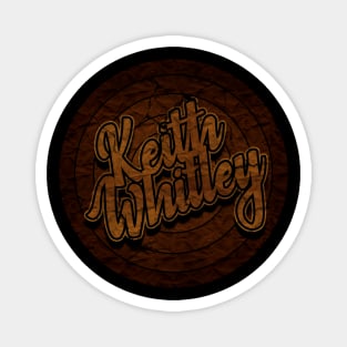 Circle Retro Keith Whitley Magnet