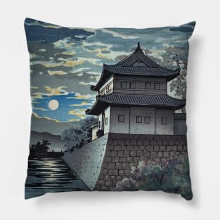 Nijo Castle at Kyoto by Tsuchiya Koitsu Pillow