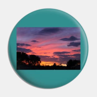 Sunset Sky Pin