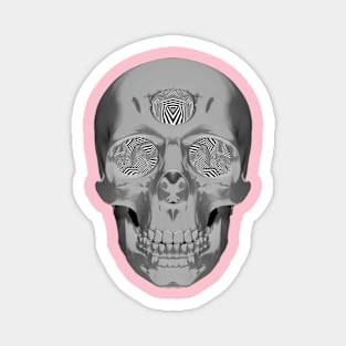 Skull - Third Eye Open Magnet