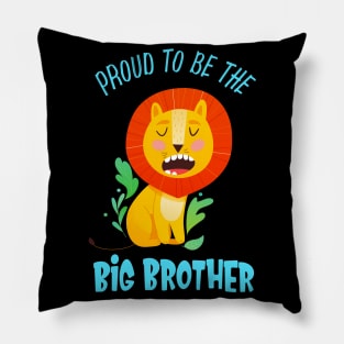 Proud To Be A Big Brother Sibling Pillow