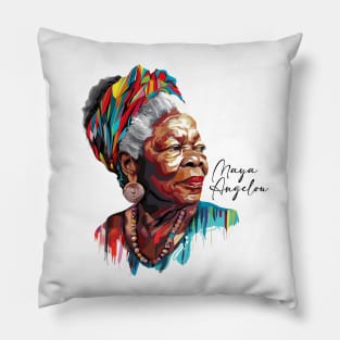 Maya Angelou Pillow