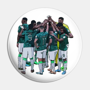 Saudi Green Falcons Pin