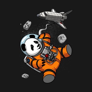 Panda Bear Space Astronaut T-Shirt