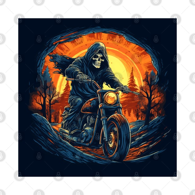 Epic Grim Reaper Motorcycle by pako-valor