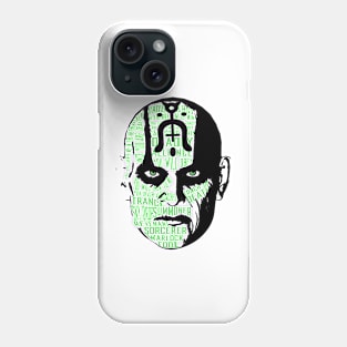 Quan Chi text portrait Phone Case