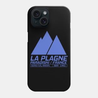 La Plagne France Ski Resort Paradiski Skiing Phone Case