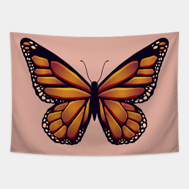 Monarch Butterfly Tapestry by CMcIlraith