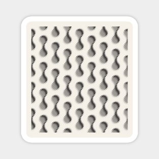 Abstract geometric pattern Magnet