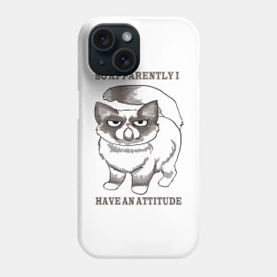 Cat with Attitude Phone Case