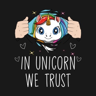 Cute Unicorn Horn Pretty Rainbow Colors Funny Quote T-Shirt