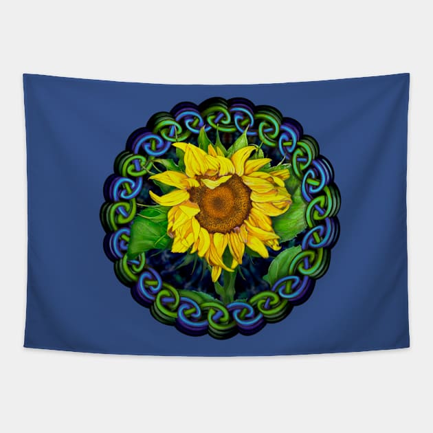 Ring Around the Sun Tapestry by Dowling Art & Design