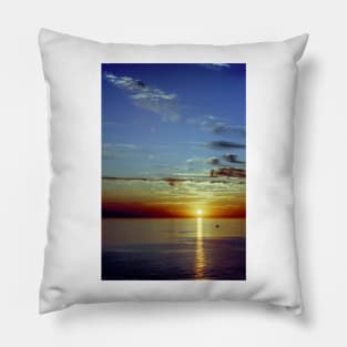 The Sun Says its Goodbye, Bayfield Pillow