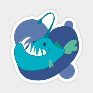 Cute anglerfish Magnet