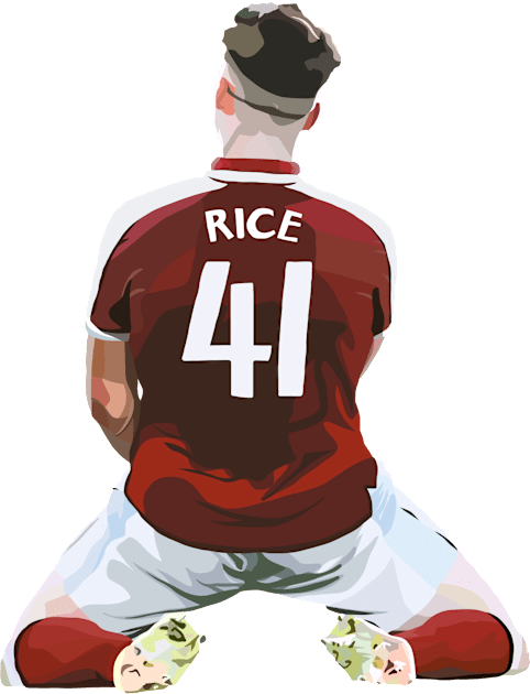 Declan Rice Kids T-Shirt by Webbed Toe Design's