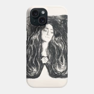 The Brooch, Eva Mudocci (1903) Phone Case