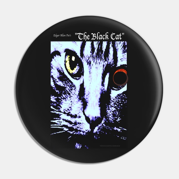 The Black Cat Pin by KayeDreamsART