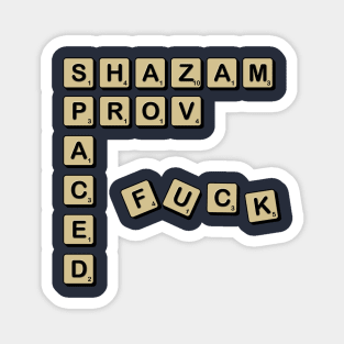 Spaced Scrabble Magnet