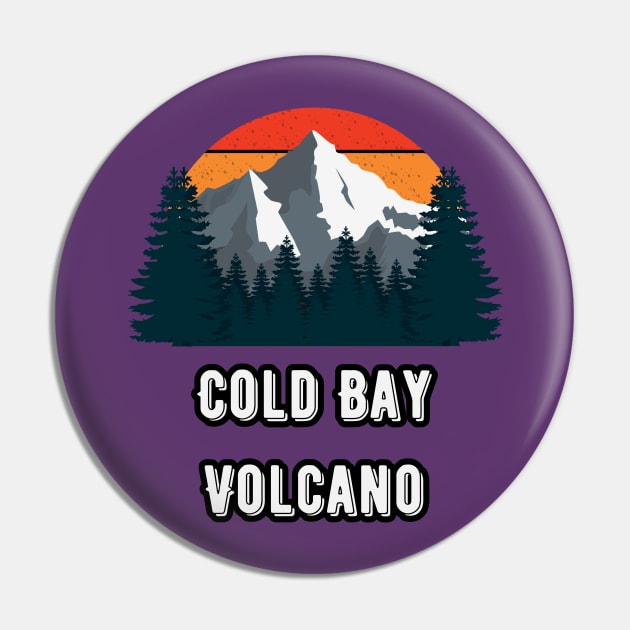 Cold Bay Volcano Pin by Canada Cities