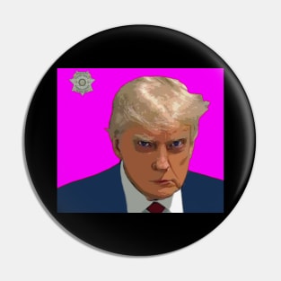 trump mugshot Pin