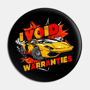 I void Warranties DIY Car Warranty ruined automotive Tee 5 Pin