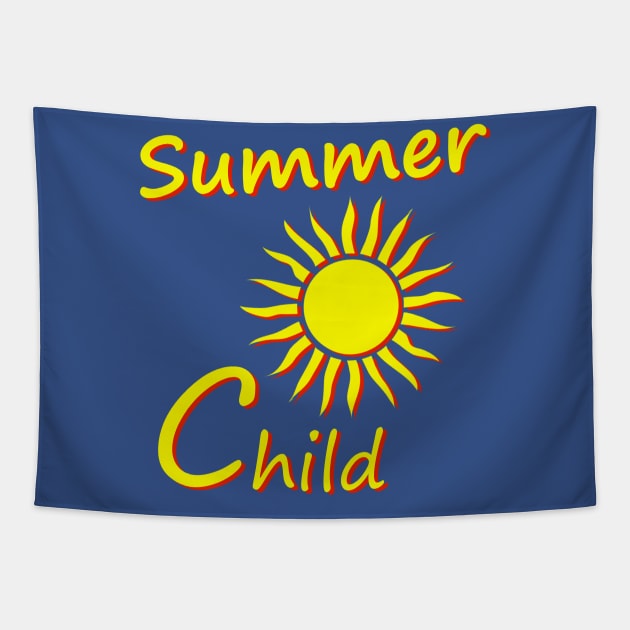 Summer child, season summer Tapestry by SpassmitShirts