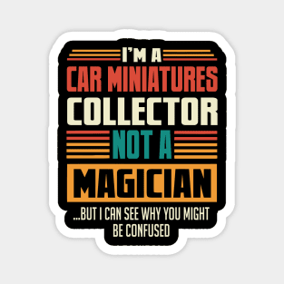 Car Miniatures Collector Retro Vintage Style Magnet