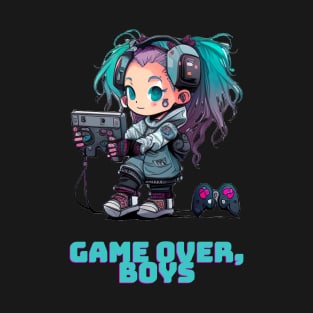 Girl Gamer, Game Over Boys T-Shirt