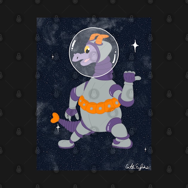 Astronaut Figment Dragon by cenglishdesigns