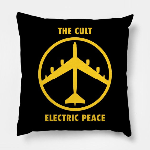 Electric Peace Original Aesthetic Tribute 〶 Pillow by Terahertz'Cloth