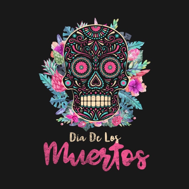 Dia de Los Muertos Sugar Skull by SolarFlare