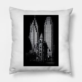 Gooderham Flatiron Building And Toronto Downtown No 2 Pillow