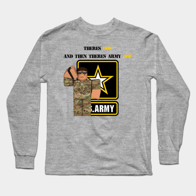 Roblox Army T Shirt Roblox Long Sleeve T Shirt Teepublic - roblox shirt army