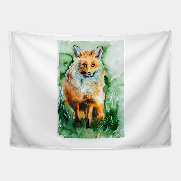 Red fox Tapestry by kovacsannabrigi