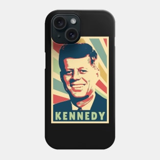 John F Kennedy Vintage Colors Phone Case